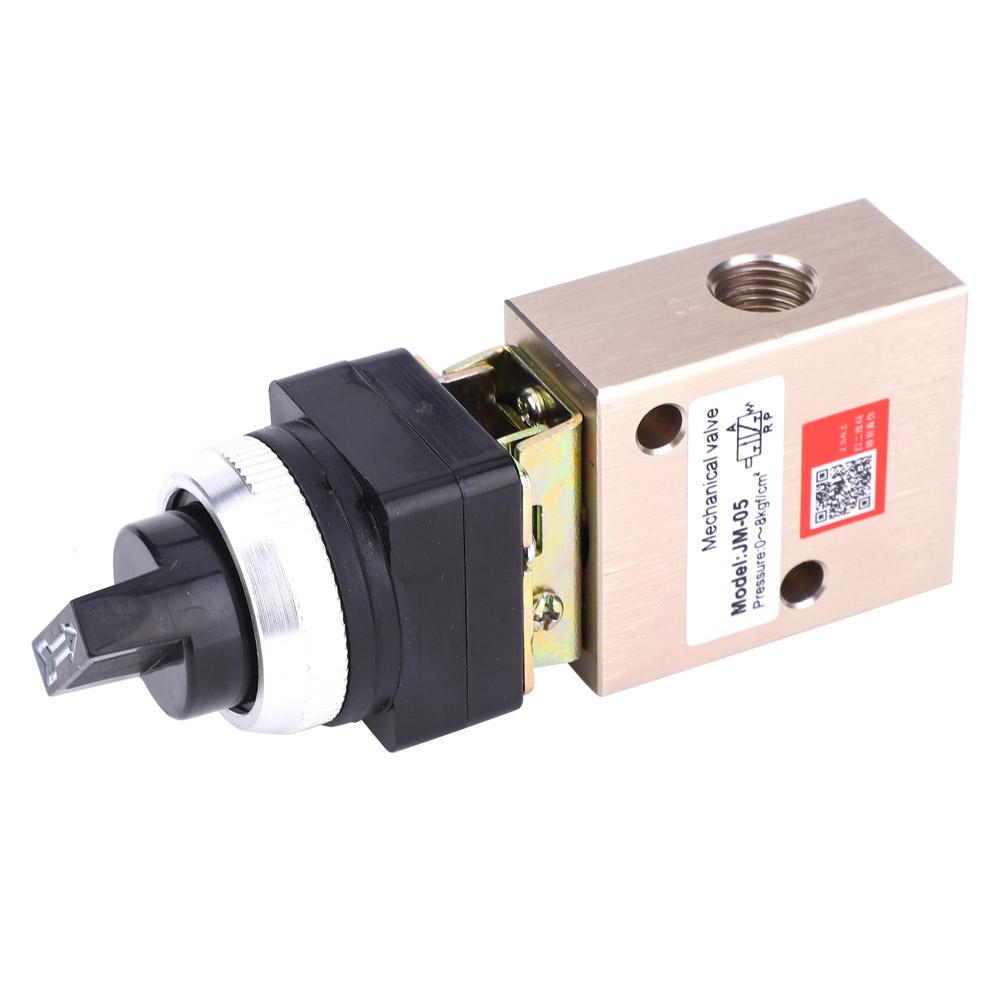 JM05 Pneumatic Mechanical Valve PT 14in 2 Position 3 Way Rotation Head Type Valve