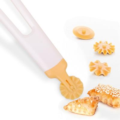 Roller Docker Dough Cutter Tool Food Grade BPA Free Mini Size Lightweight DIY Wave Dough Cutting Tool Kitchen Accessories
