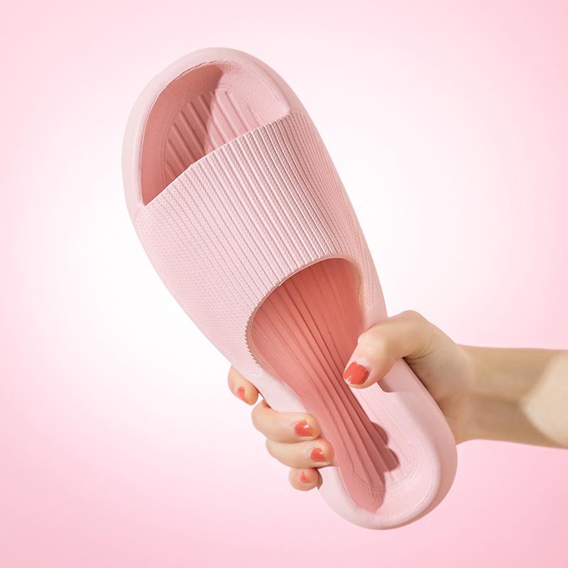 Summer Women's Simple Striped Anti-Slip Slippers