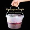 Disposable Round Plastic Takeout Bucket