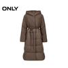 ONLY Women's Long Hooded Duck Down Puffer Coat