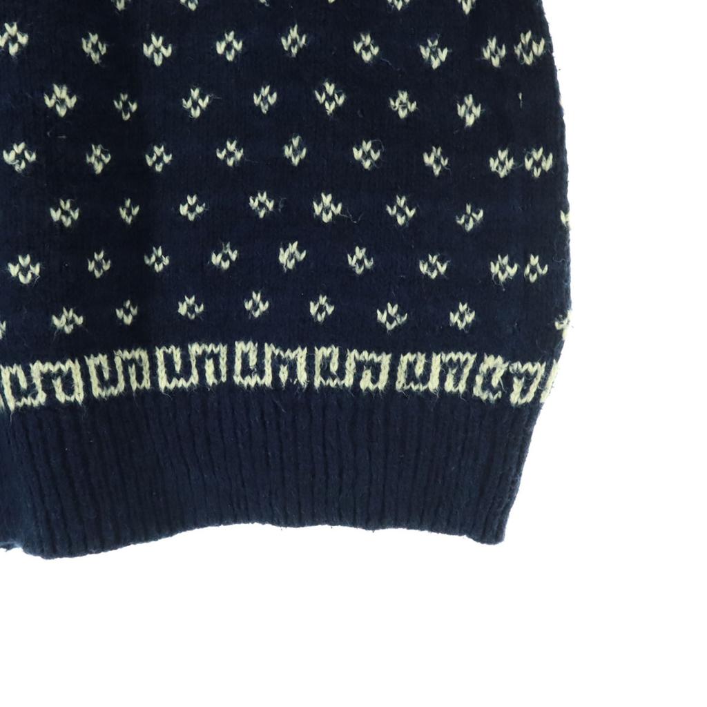 Polo by Ralph Lauren Pullover mit nordischem Muster, langärmelig, 7, Marineblau, für Kinder, gebraucht