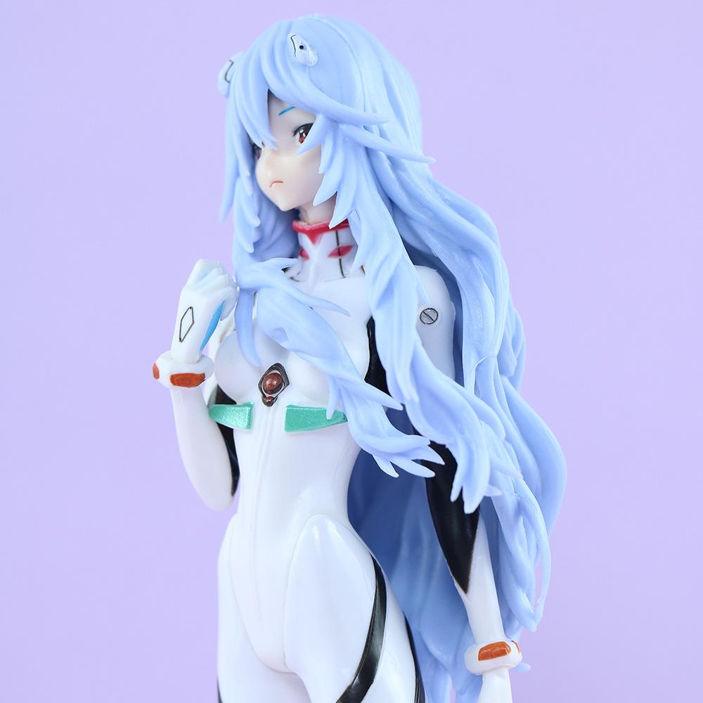22CM Anime EVA Ayanami Rei NEON GENESIS EVANGELION Neueste Kinofilm-Version Modell Spielzeug Geschenk Sammlung Actionfigur