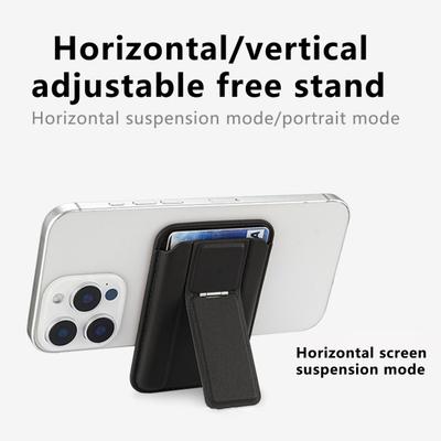 Yousheng Magnetic Cell Phone Holder Stand Foldable Desktop Bracket with Magnet Ring Adjustable Phone Stand for Live Broadcast Video Recording