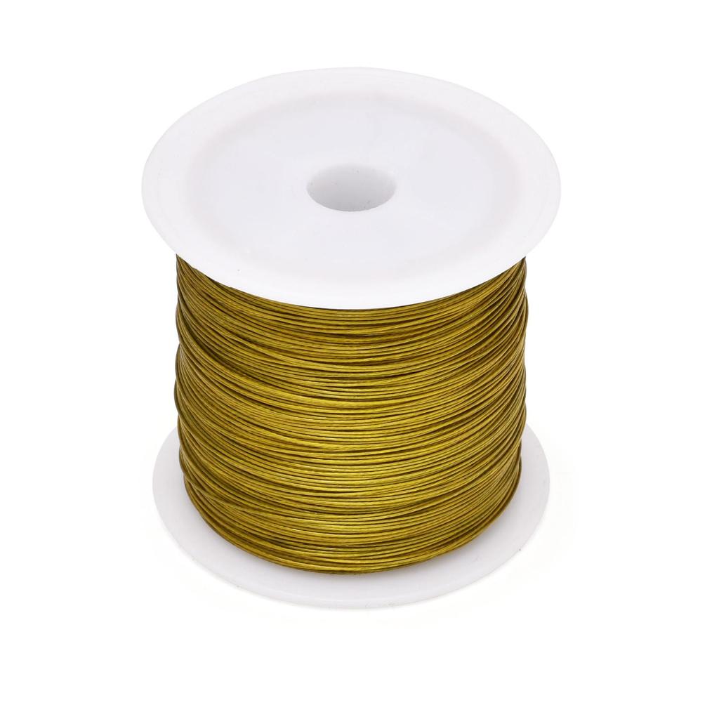 100m Roll of Soft Coated Steel Wire for DIY Beading and Jewelry Accessories