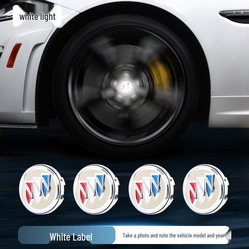 Compatible Magnetic Levitation Hub Lights for Buick: Excelle, Verano, LaCrosse, Enclave, Envision, GL8 - Luminous Tire Lights.