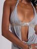 European & American 2026 Stylish Women's Sexy Low-Cut Hollow Out Hip-Revealing Dress