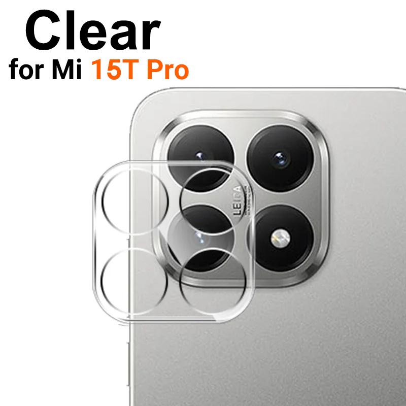 HD Camera Lens Protectors for Xiaomi Mi 15 T 15T Pro 9H Hardness Anti-Scratch Tempered Glass Lens Films Camera Cover for Mi 15T 1Pcs