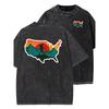 Mountain Vintage Washed T Shirt 100% Cotton Hip Hop Print Graphic Oversized Tshirt Outdoor Men Women Luxury Funny T-shirts