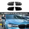 For BMW X3 X4 X5 X6 F25 F26 F15 F16 Car Oval Mirror Housing Rearview Mirror Replacement Housing Shell Exterior Accessory
