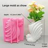 Hollow heart flower vase resin silicone mold heart-shaped vase concrete mould Valentine's Day gift Love flower pot gypsum molds