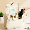 Portable Makeup Bag Toiletry Washbag with Hanging Hook Waterproof Cosmetic Storage Handbag Large Capacity Travel Makeup Case