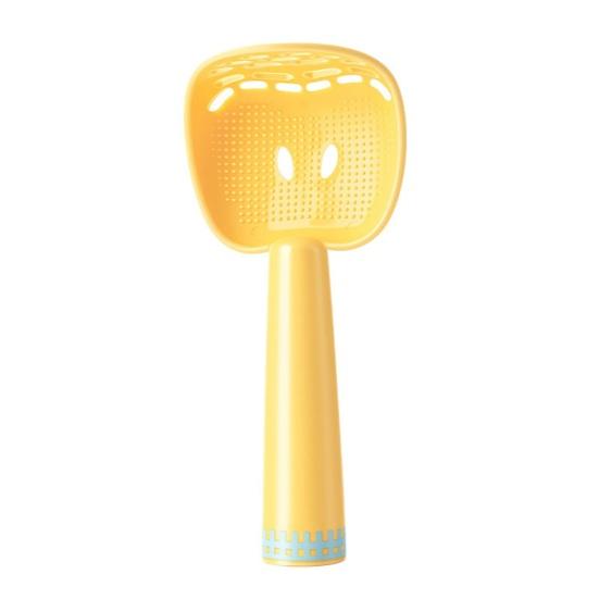 Cartoon Rice Spoon Non-Stick Plastic Rice Spatula Scoop Cooker Food Masher Strainer Spoon Multi-Functional Kitchen Tool for Mashing Fruits Vegetables