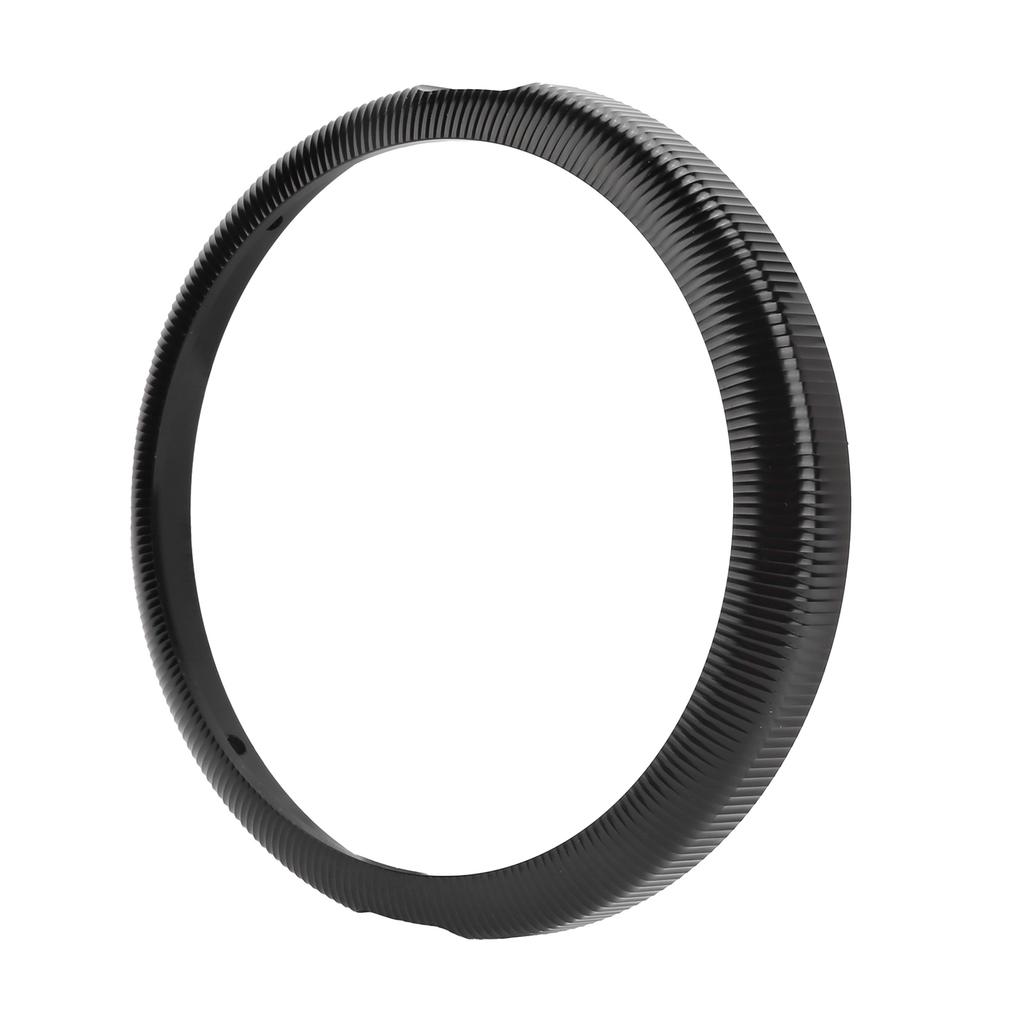 7in Scheinwerfer Zierring Motorrad Scheinwerferschutz Blende Abdeckung Dekoration CNC Aluminiumlegierung Passend für TouringSchwarz