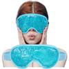 Masque pour les yeux rafraîchissant Masque pour les yeux en gel Masque pour les yeux froid réutilisable pour les yeux gonflés, Pack de glace pour les yeux Masque pour les yeux avec support doux en peluche pour les cernes