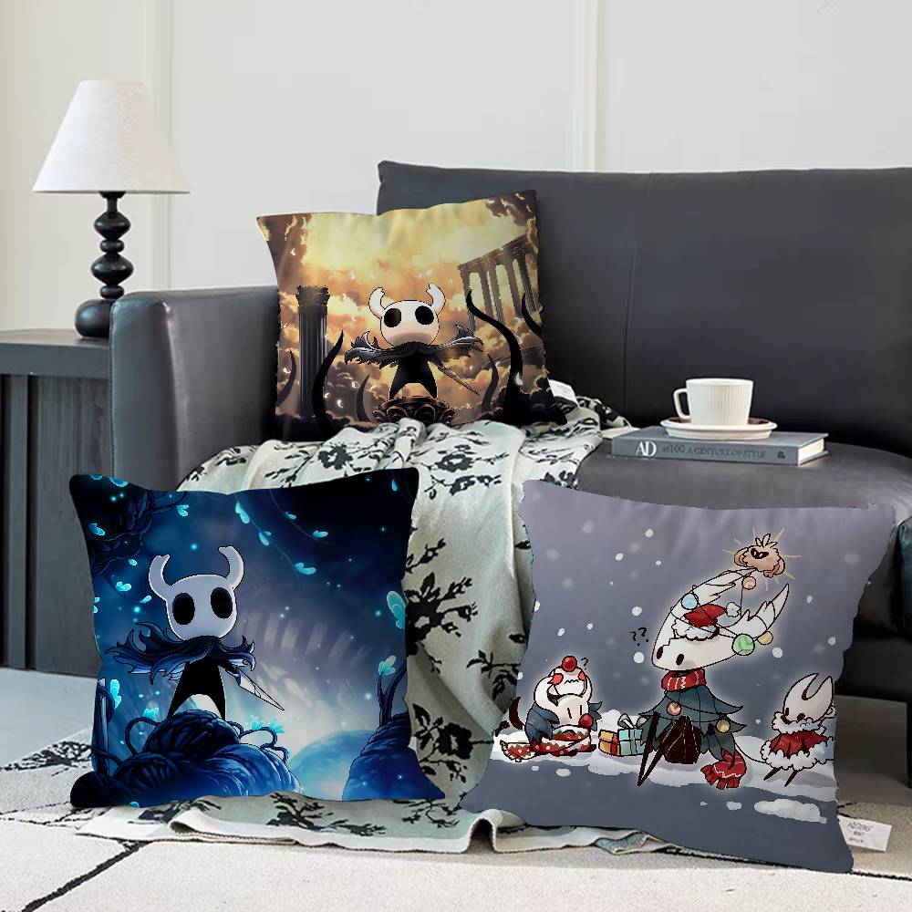 H-Hollow Knight Kissenbezug 30x50 Polyester Sofakissen Dekorative Wurfkissen Heimdekoration Kissenbezug