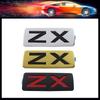 3D Premium ZX for Car Hood Fender Trunk Tail Rear Bonnet Nameplate Decal Emblem Badge Sticker