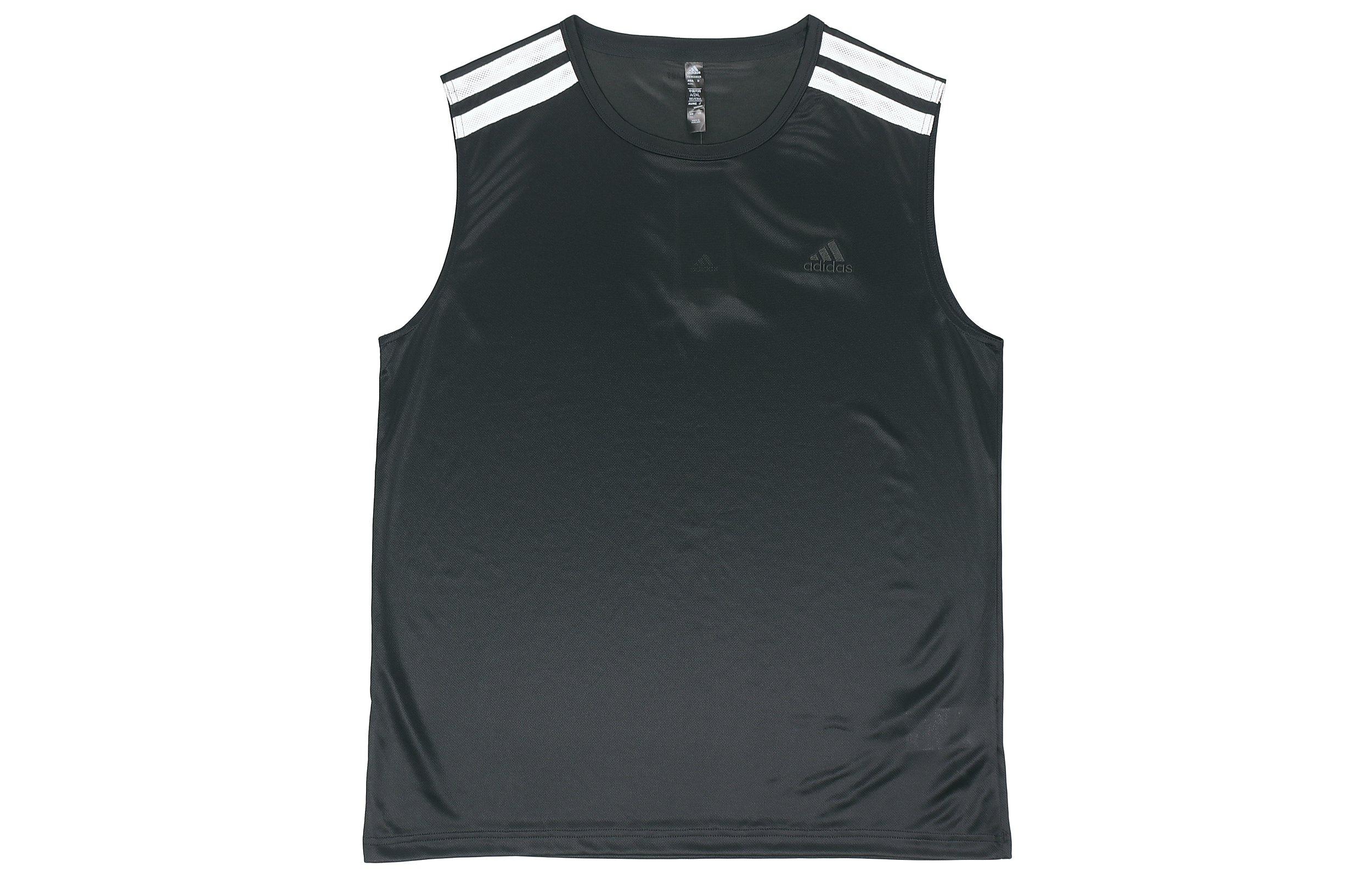 Adidas Tank Tops Men s Black Crew Neck Moderate Straight Fit GT3017 L