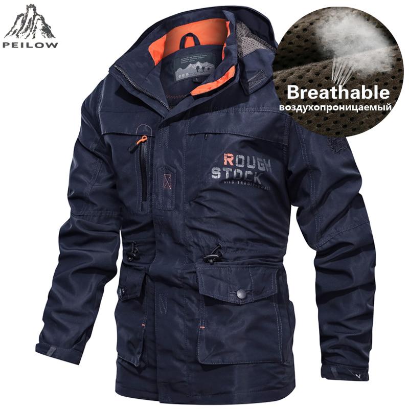 Brand Military Jacket Men Spring Autumn Breathable Tactical Bomber Cargo Windbreaker Clothing Coat