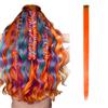 Color Hair Patch Hair Patch Multi-color Hanging Ear Dyed Wig Female Highlights Straight Hair Patch