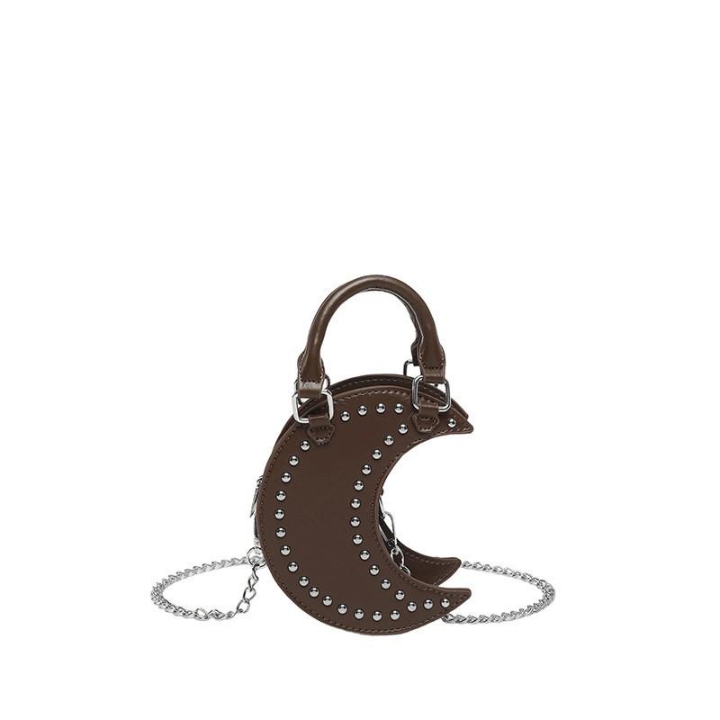 

Ins Personality Shaped Bag Female Niche Design Crescent Handbag Hot Girl Street Chain Single Shoulder Cross-slung