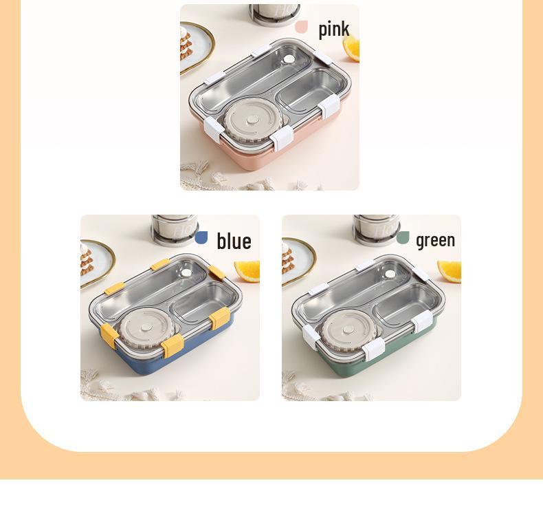 304 Stainless Steel Insulated Bento Lunch Box for Children - Food Grade, Single Compartment