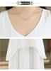 Women's High-End White Sleeveless Suit Dress - Loose Vest & Irregular Skirt Two-Piece Set