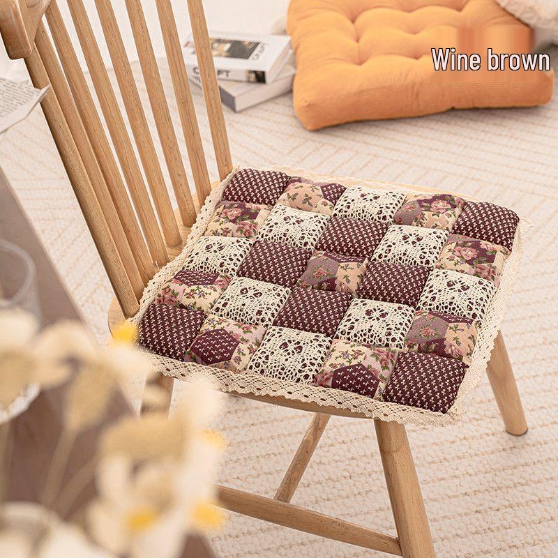 Lace Non-Slip Chair Cushion Pad for Dining and Living Room