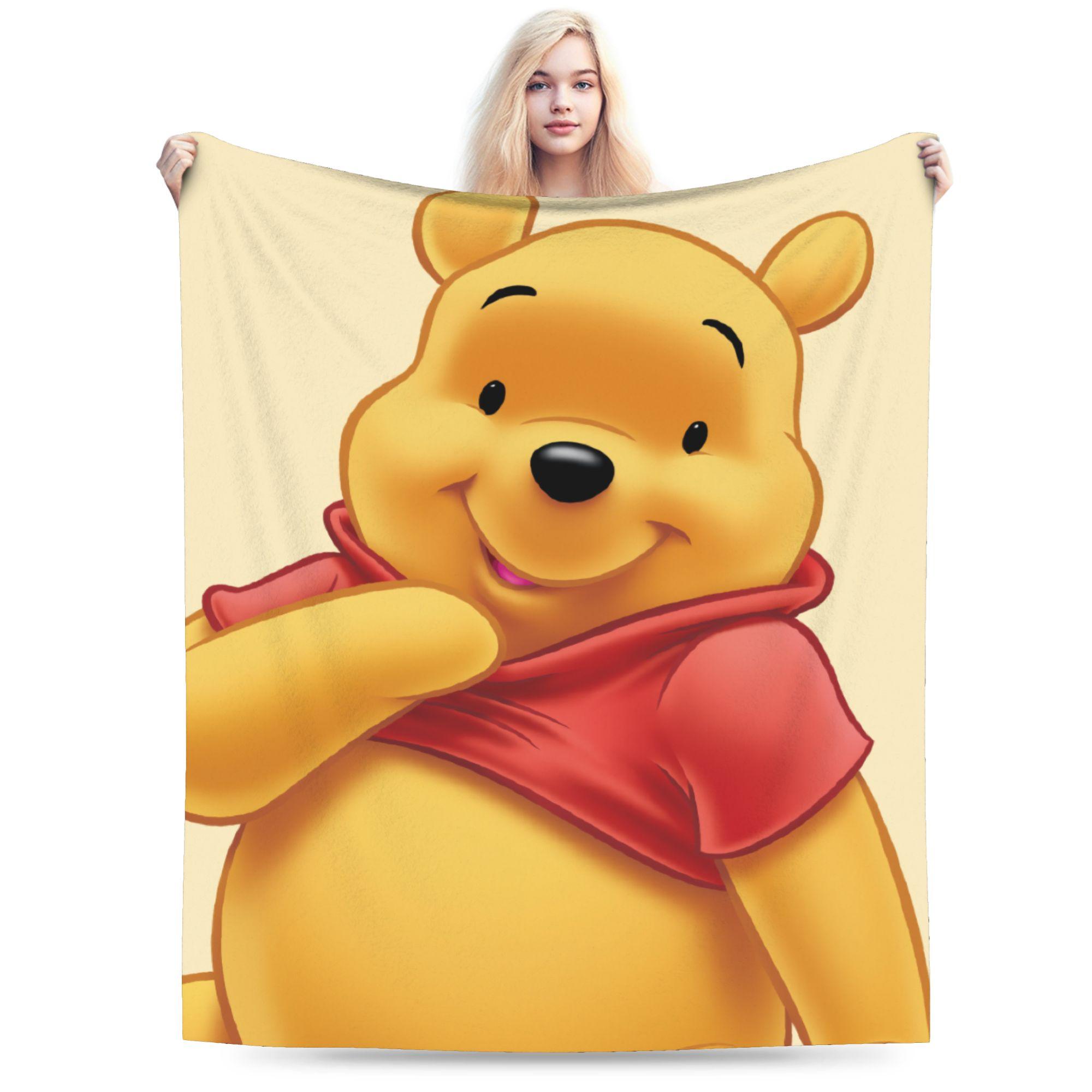 

Tigger Winnie the Pooh Blankets Fleece Vintage Warm Throw Blankets for Home Restaurant Winter 100cmx150cm