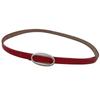 Leather Color Solid Waist Belt With Alloy Buckle For Women Office Gift Wear