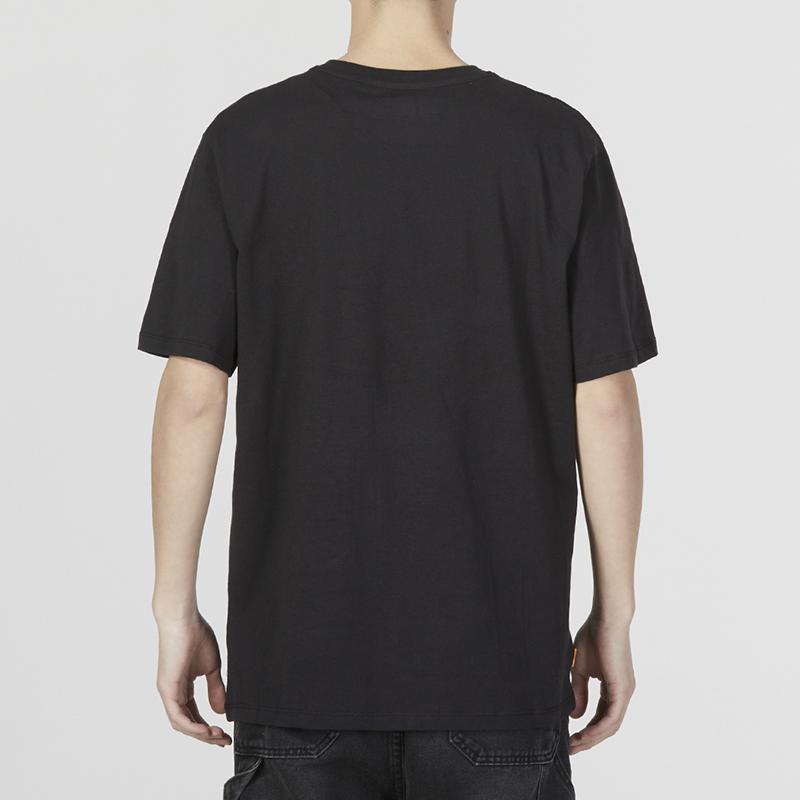 Timberland Casual Breathable Short Sleeve Logo T-Shirt Men Tops Black A6281-001