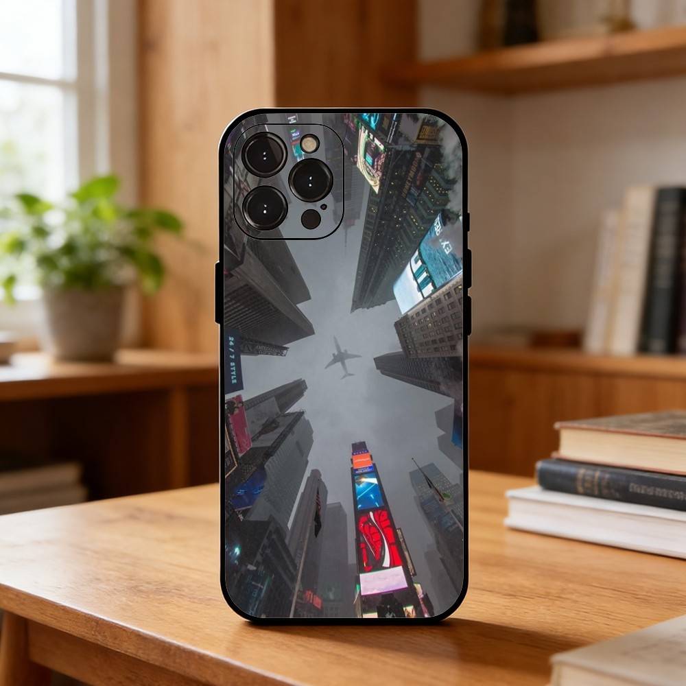 Lovely City N-New Y-York Phone Case For iPhone17 16 15 14 13 12 11 Pro Max Plus,5G Soft Black Case