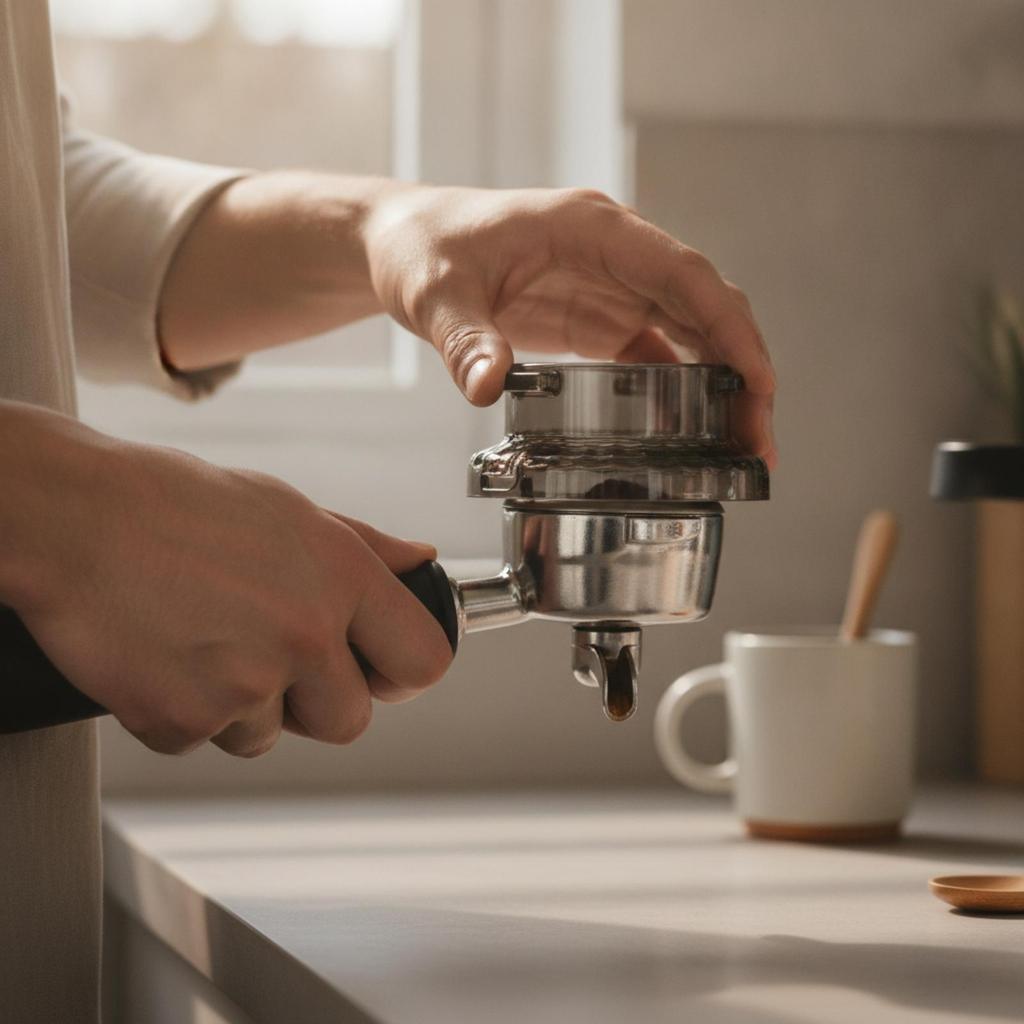 Portafilter Dosing Grounds Catcher Precision Accessory Streamlined for Baristas