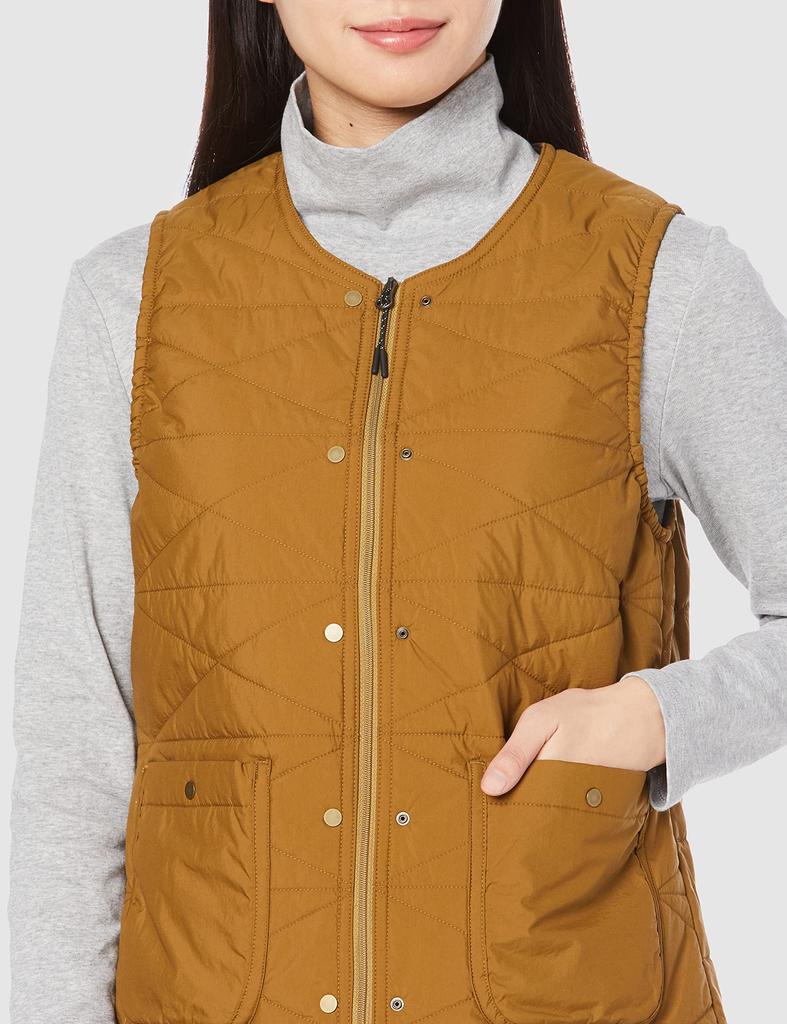 Mizuno Breath Thermo Lightweight Inner Padded Down Cold Weather Go To by Bronze Size S Vest, Pocketable, Moisture-Wicking, Heat-Generating,