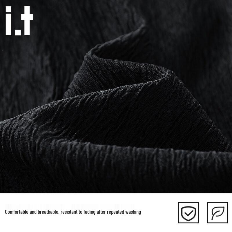 CHOCOOLATEit Men's Textured Breathable Casual Shorts