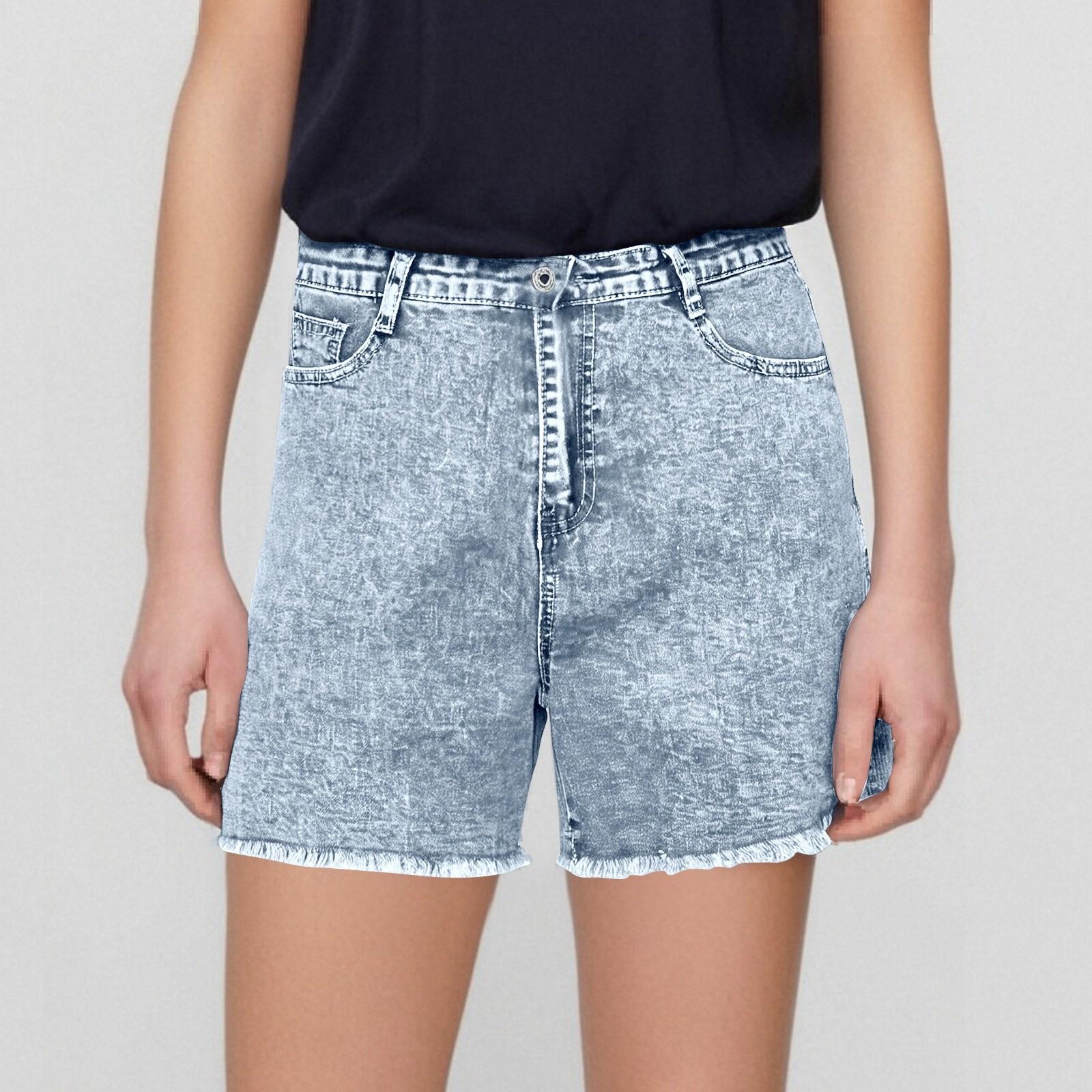 

Женские утягивающие шорты с высокой талией Su Hot Pants XL светло-синий