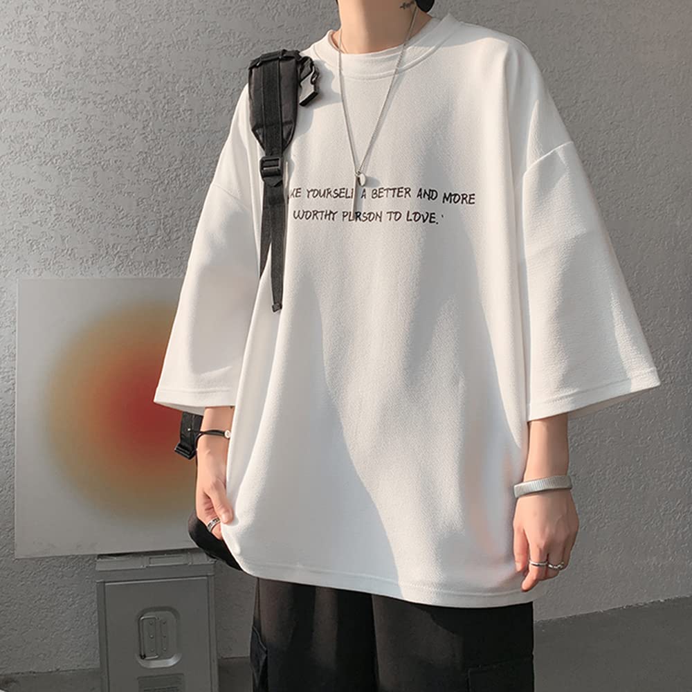 Summer clothes for loose large cool crew big cut and casual soft to the summer summer [foveitaa] men, t-shirt, 3/4 sleeves, cool, fit, size, clothes,