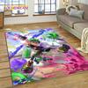 Tappeto Gioco Cartone Animato Splatoon3 PC Gamer per Camera da Letto Soggiorno Decorazione Casa Divano, Tappetino da Pavimento Decorativo Grande Gioco per Bambini Regalo