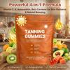 2026 Nuevas Gominolas Bronceadoras para Mujer, Resplandor e Hidratación de la Piel para un Brillo de Aspecto Natural, Bronceado