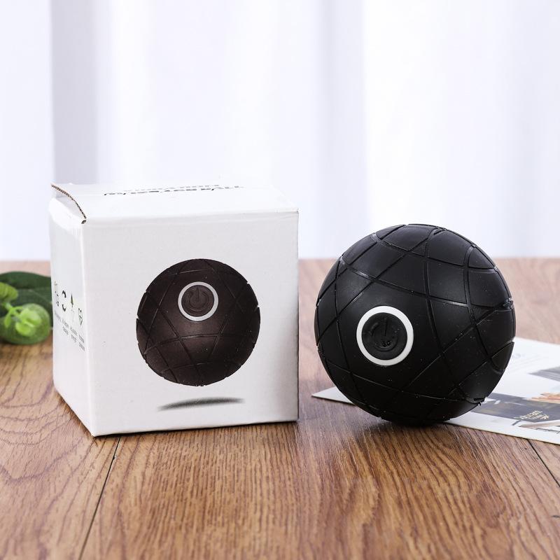 Vibrating Massage Ball Electric Yoga Massage Ball For Muscle And Fitness Plantar Fasciitis Pain Relief Rechargeable Washable