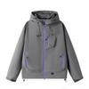 Outdoorjacke Herren Frühling und Herbst Locker Amerikanisch Trendig Arbeitskleidung Paare Wasserdichte Jacke Kapuzenjacke