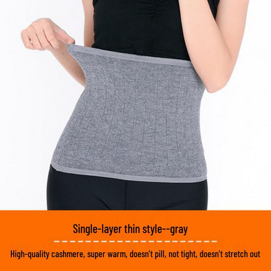 

Унисекс кашемировый пояс: Теплая, Утолщенная Поддержка для Защиты Талии и Живота One Size