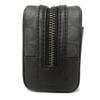 Used 9726 Small Travel Kit CAR15 7930 Current Smooth Calf Gray Handbag Pouch Unused Signature Black Men's from Japan