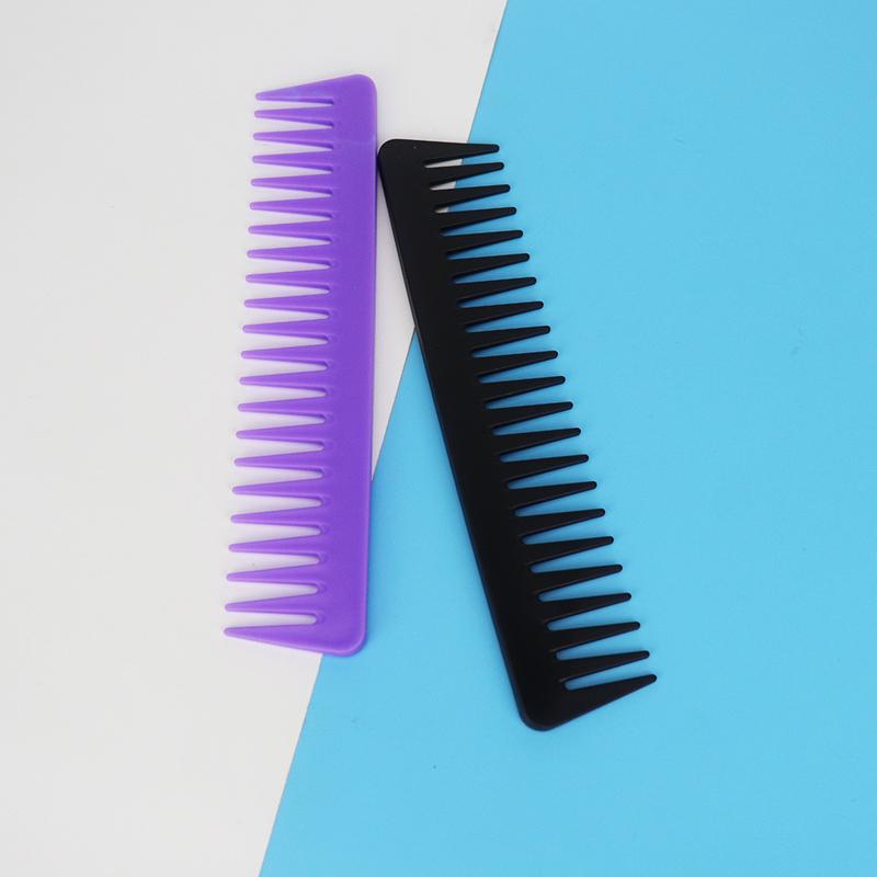 1pcs Resin Wide Tooth Curly Hair Salon Hairdressing Comb Hairbrush