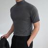 Sommer Grundtop Slidstærk Hudvenlig Afslappet Stor Ensfarvet Kortærmet Herre T-shirt Hverdagsbeklædning