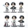 Unique Attack On Titan Eren And Levi Pvc Figures 10cm Gashapon Toys For Stylish Home And Car Decoration