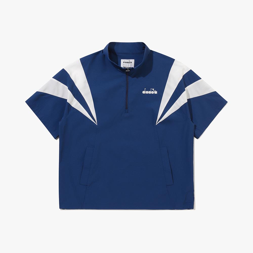 Diadora Grand Slam Half Sleeve Anorak Blue