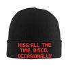 Harrys Styles Kiss All the Time Disco Occasionally Knitted Hat Beanies Autumn Winter Hats Warm Acrylic Fashion Cap Unisex Women