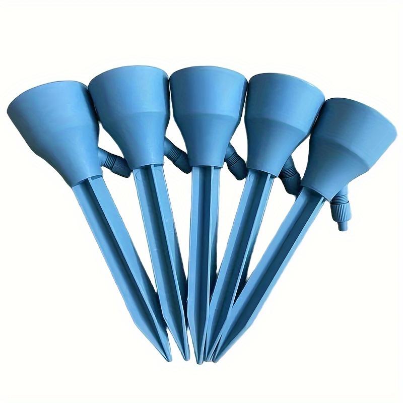 

Набор из 5 шт. шипов для самостоятельного полива растений, автоматические комплекты для капельного полива с регулируемым потоком, пластиковые устройства для полива комнатных и садовых растений синий