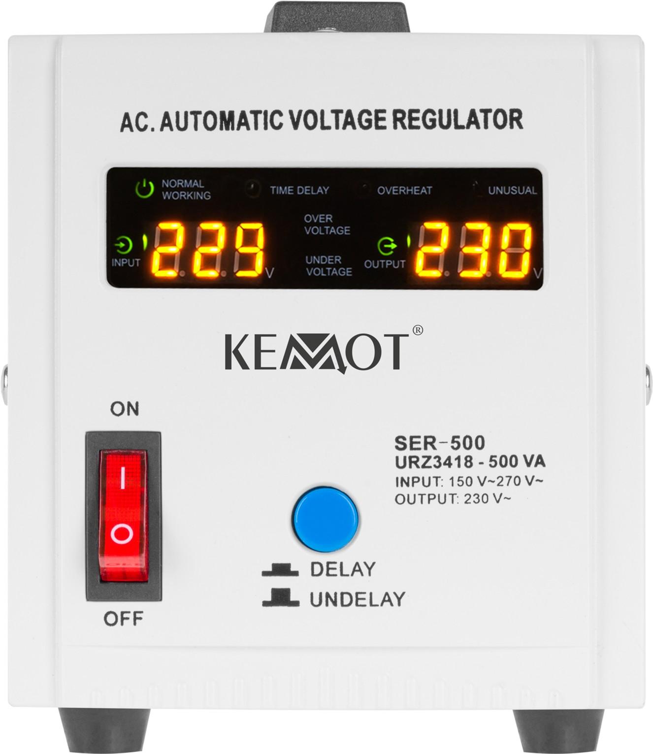 Kemot SER-500 voltage stabilizer 500VA 5%